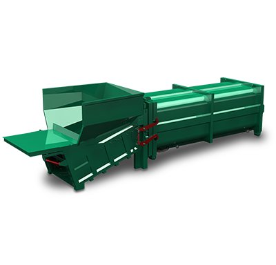 斜壓分體式垃圾壓縮設備（勾臂式）